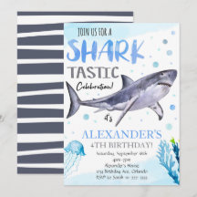 Hai zum Geburtstag einladen, Haifisch einladen