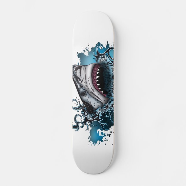 Haiangriff Skateboard (Vorderseite)