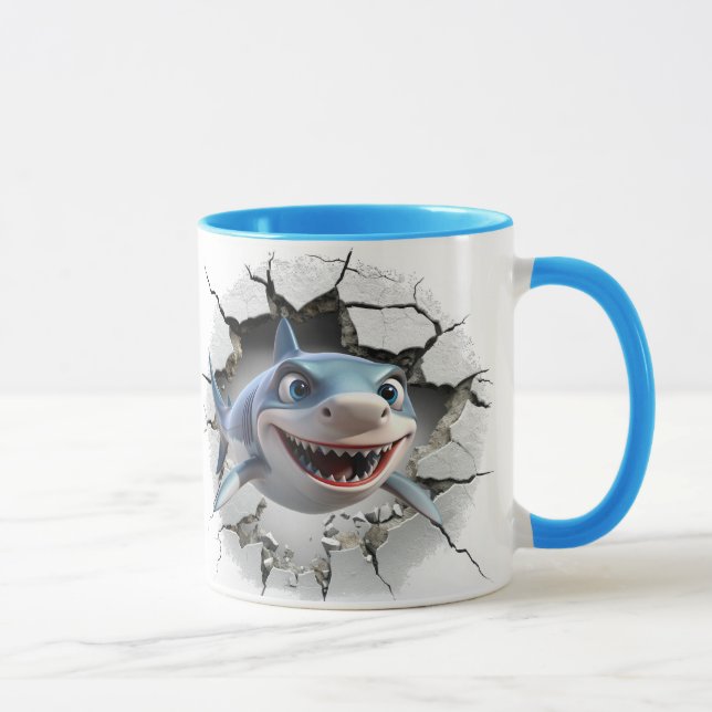 Haiangriff Tasse (Rechts)