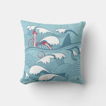 'Haiangriff' Throw-Kissen