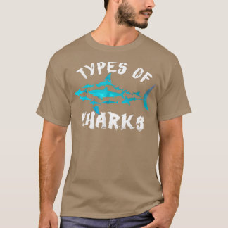 Haiarten Meeresbiologie-T-Shirts Bildung Oc T-Shirt