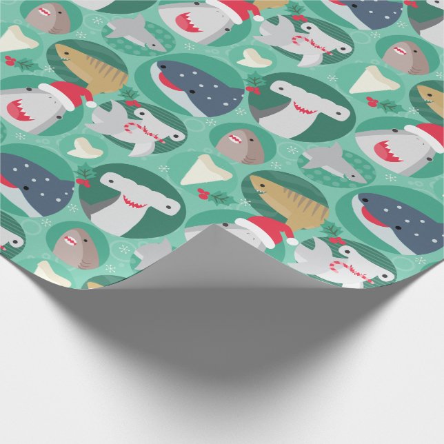 Haiarten Weihnachtswrapping Papier Geschenkpapier (Ecke)