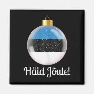Haid Joule Merry Christmas Estonian Häid Jõule Magnet