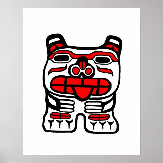 Haida Bear Poster (Vorne)