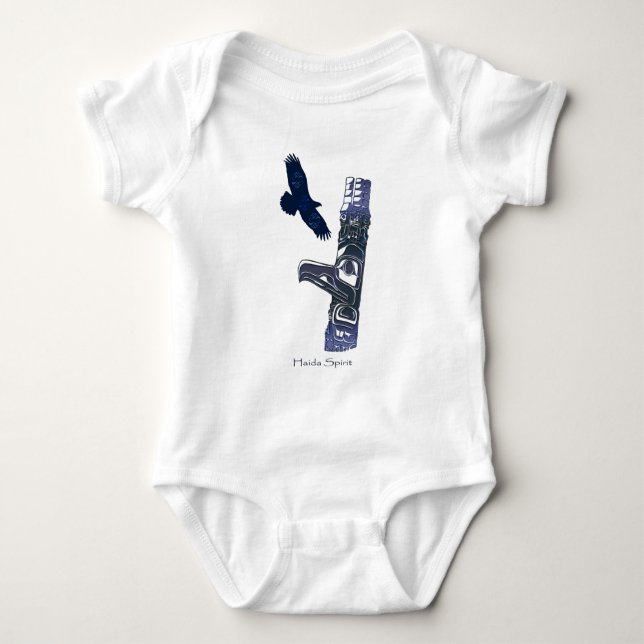 HAIDA COLLECTION BABY STRAMPLER (Vorderseite)