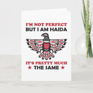 Haida Eagle Haida Nation Native Pride Geschenkidee Karte