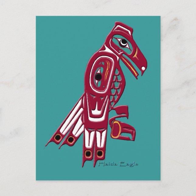 HAIDA EAGLE Postkarten (Vorderseite)