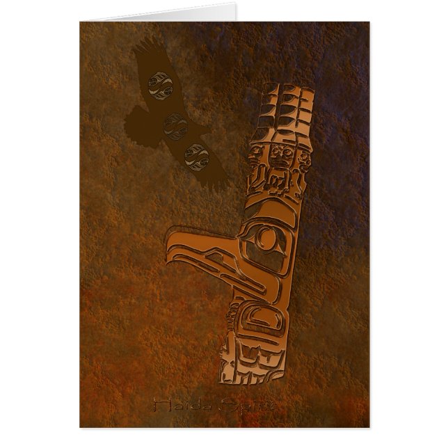 Haida Eagle & Totem Pole Art-Series (Vorne)