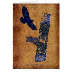 Haida Eagle & Totem Pole Art Series