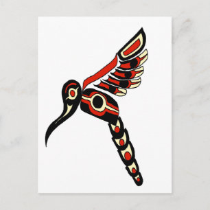 Haida Humming Bird Postkarte