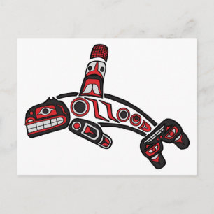 Haida Orca 2012 Postkarte