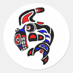 Haida Orca 2014 Runder Aufkleber