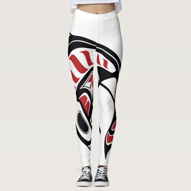 Haida-Orca-Leggings Leggings (Vorderseite)