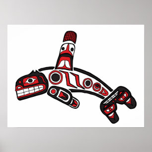 Haida Orca Poster