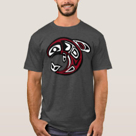 Haida-Orca-Stamm Tattoo Totem Killer Whale T-Shirt