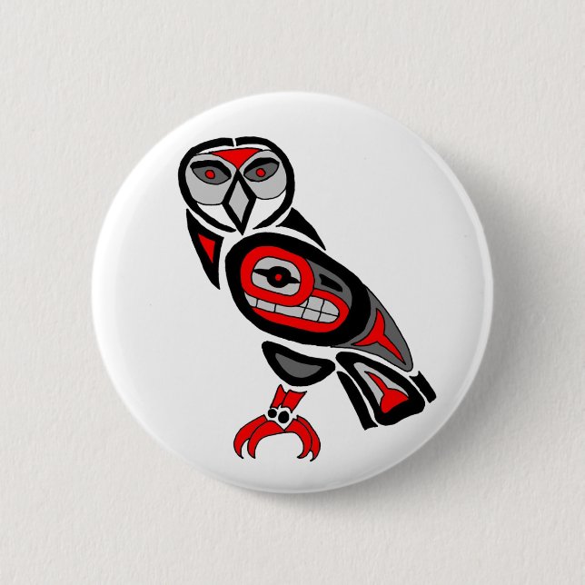 Haida Owl 2014 Button (Vorderseite)
