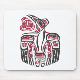 Haida Raven Design Mousepad