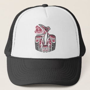 Haida Raven Design Truckerkappe