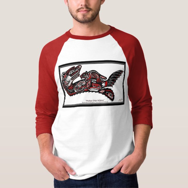 "HAIDA SPIRIT" Haida Art Otter Shirt (Vorderseite)