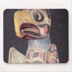 Haida-"Thunderbird" Statue (gemaltes Holz) Mousepad