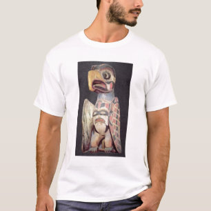 Haida-"Thunderbird" Statue (gemaltes Holz) T-Shirt