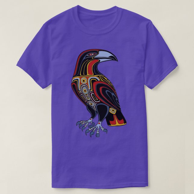 Haida Tlingit Native Raven TShirt (Design devant)