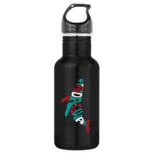 Haida Whale Ureinwohner Pride Haida mens Geschenki Edelstahlflasche