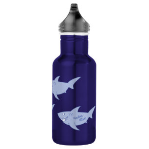 Haie Niedlich Kids Wasserflasche mit Namen