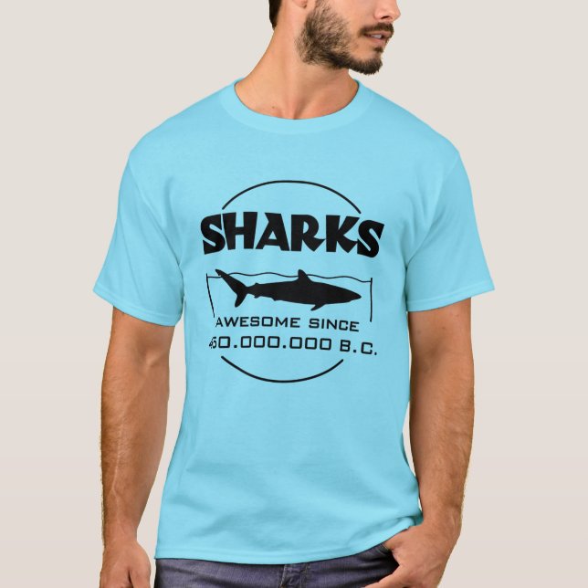 Haie Phantastisch seit 450.000.000 v. Chr. T-Shirt (Vorderseite)