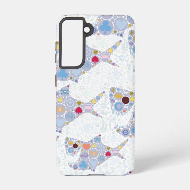 Haie Samsung Galaxy Hülle (Rückseite)