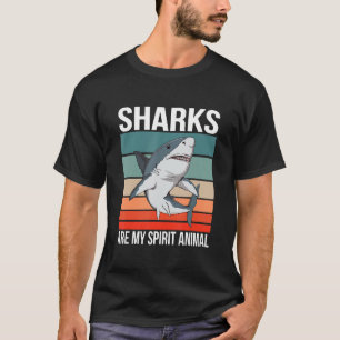 Haie sind mein Geist, tierischer Fisch Hai T-Shirt