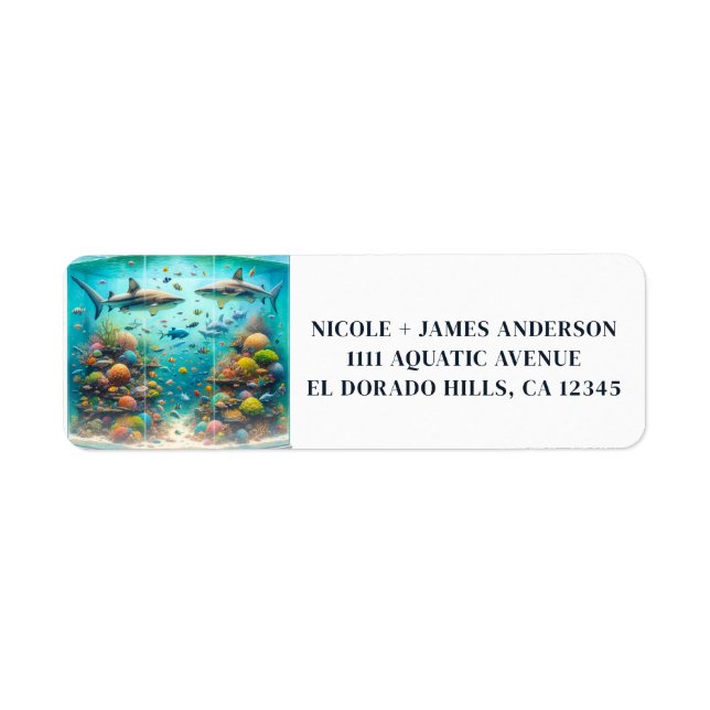 Haie und Fisch Aquatic Aquatic Aquarium Hochzeit (Vorne)