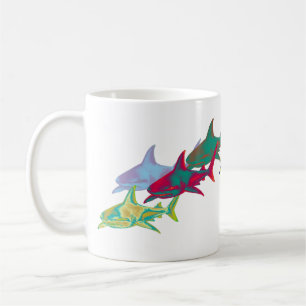 Haie, wild lebende Tiere Kaffeetasse