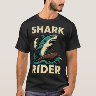Haifahrer-Surfing-Vibe-Familie T-Shirt