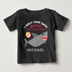Haifisch-abdominale Krankheits-oder Baby T-shirt