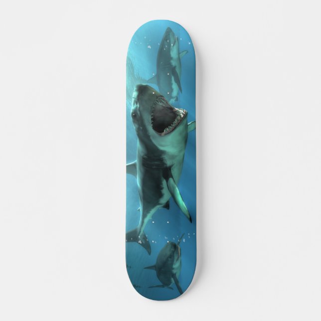 Haifisch-Angriff Skateboard (Vorne)