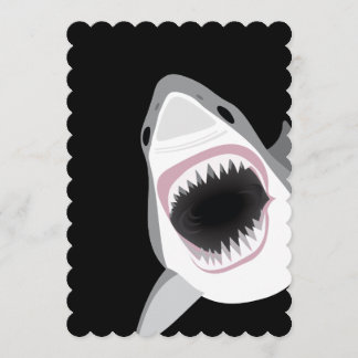 Haifisch-Angriffs-Tauchen-Verein-Ereignis oder Einladung