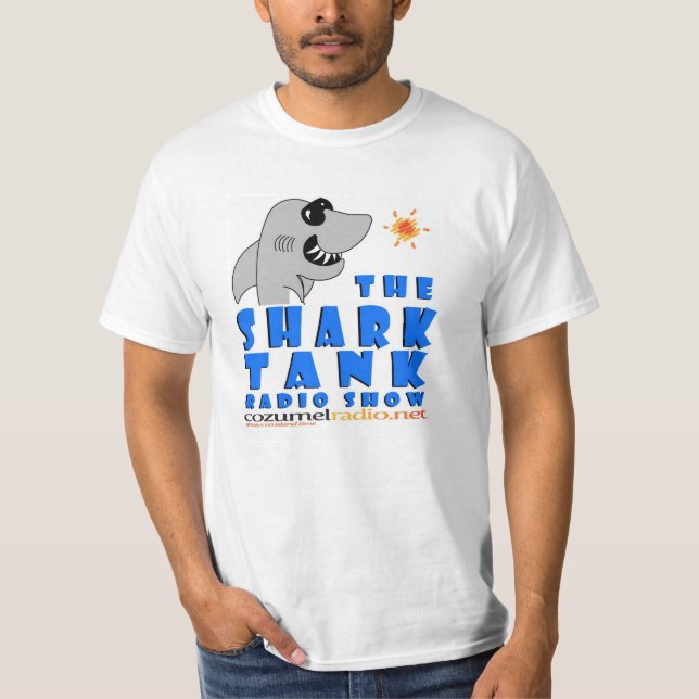 Haifisch-Behälter-Logo-Einzelteile T-Shirt (Vorderseite)