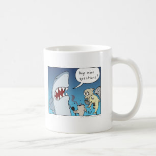 Haifisch-Cartoon-Kaffee-Tasse Kaffeetasse