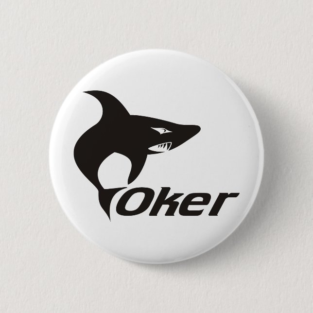 Haifisch einer button (Vorderseite)