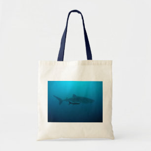 Haifisch-Fisch-Ozean-Wasser-tropische Tragetasche