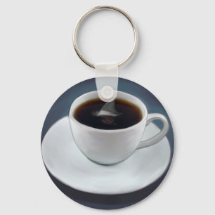 Haifisch-Flossen-Kaffee-Schlüsselanhänger Schlüsselanhänger