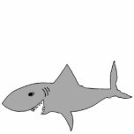 Haifisch! Freistehende Fotoskulptur<br><div class="desc">Dun Dun, Dun Dun, Dun Dun… Es ist ein Haifisch!!!</div>