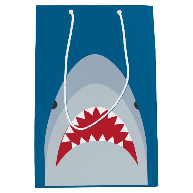 Haifisch-Geschenk-Tasche Mittlere Geschenktüte (Vorderseite)
