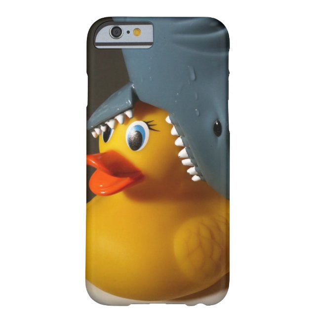 Haifisch-Hut-Gummi-Ente Case-Mate iPhone Hülle (Rückseite)