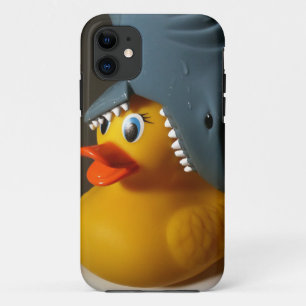 Haifisch-Hut-Gummi-Ente iPhone 11 Hülle