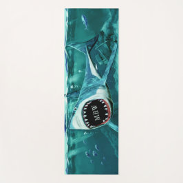 Haifisch-Illustrationsyogamatte Yogamatte