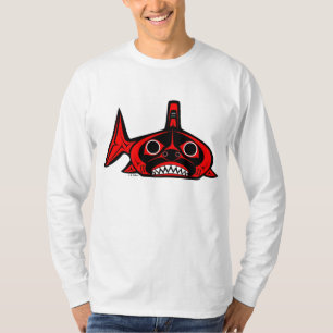 Haifisch-lang Sleeved T-Shirt