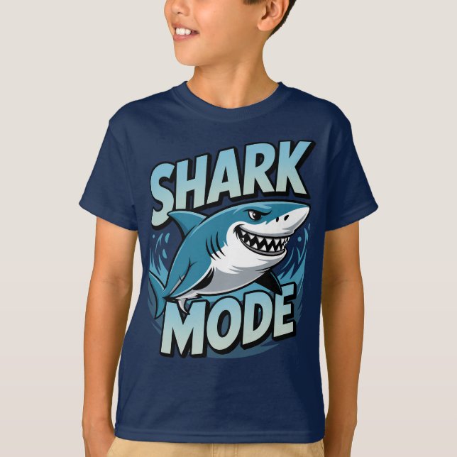 Haifisch-Modus T-Shirt (Vorderseite)