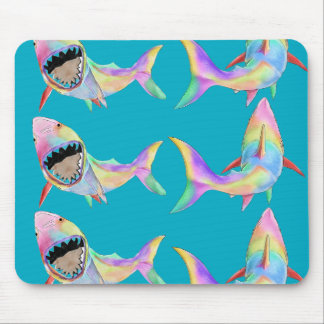 Haifisch-Ozean-Kunst Mousepad